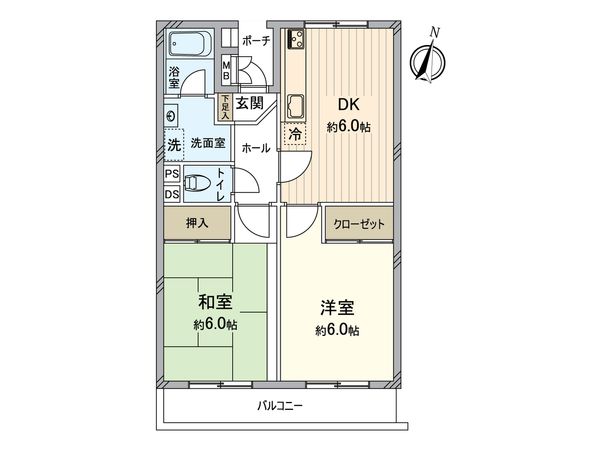 稲毛ファミールハイツ3号棟 間取図(平面図) 間取図(平面図)
