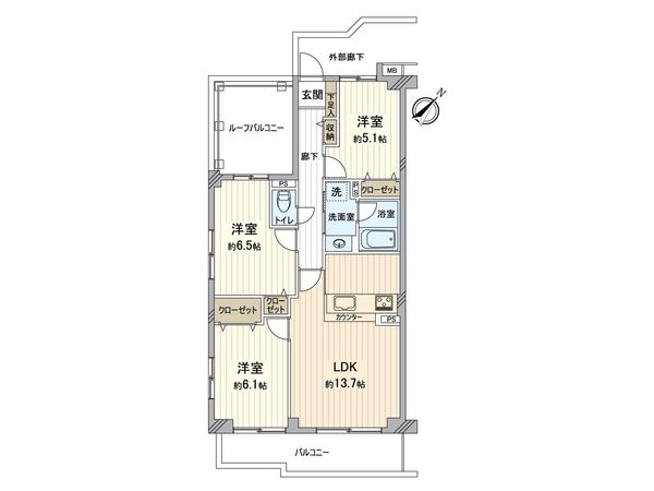 間取図(平面図)