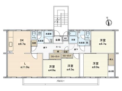 間取図(平面図) 間取図(平面図)
