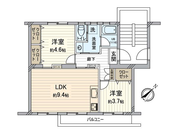 稲毛海岸3丁目団地 12号棟 間取図(平面図) 稲毛海岸3丁目団地 12号棟 間取図(平面図)