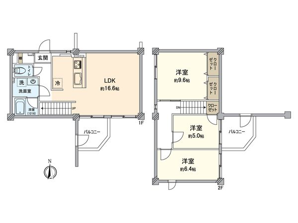 検見川パークマンション B号棟 間取図(平面図) 検見川パークマンション B号棟 間取図(平面図)