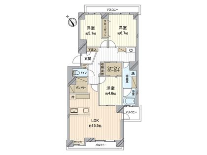 間取図(平面図)