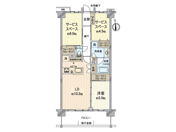エクセレントシティ稲毛小仲台ガーデン 間取図(平面図) エクセレントシティ稲毛小仲台ガーデン 間取図(平面図)