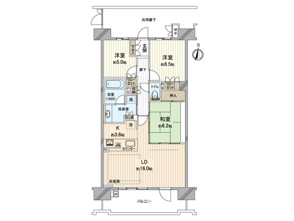 ウェリス稲毛 オアシスブロック 間取図(平面図) ウェリス稲毛 オアシスブロック 間取図(平面図)