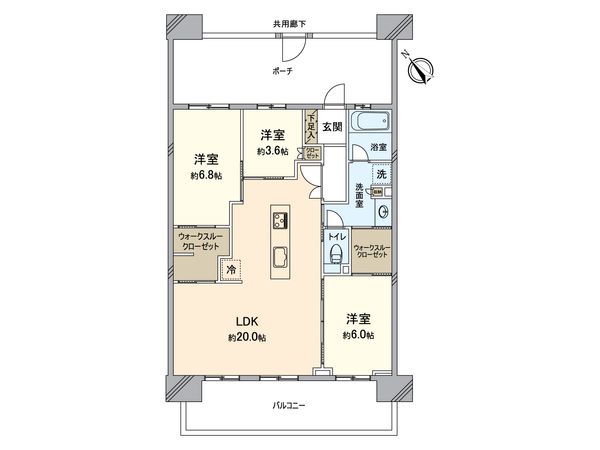 パークホームズ稲毛海岸ラコリエル 間取図(平面図) パークホームズ稲毛海岸ラコリエル 間取図(平面図)
