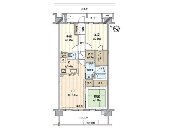 間取図(平面図)