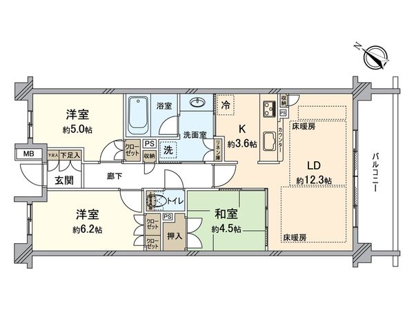 パークハウス稲毛台町 間取図(平面図) パークハウス稲毛台町 間取図(平面図)