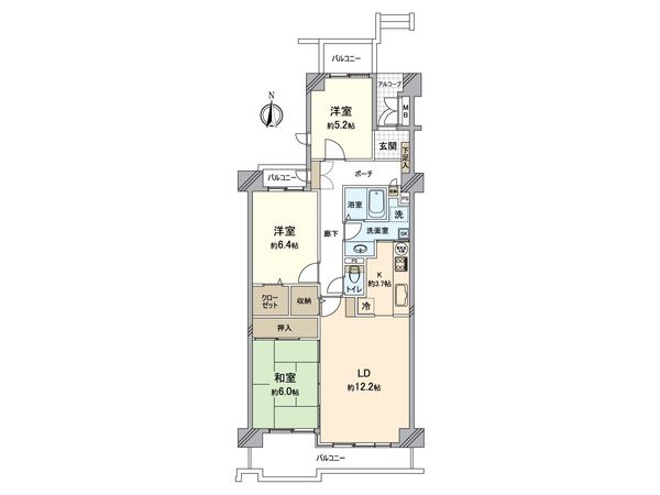 稲毛スカイタウン・やすらぎの街8号館 間取図(平面図) 稲毛スカイタウン・やすらぎの街8号館 間取図(平面図)