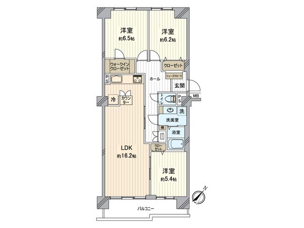 京成サンコーポ稲毛 1棟 間取図(平面図) 京成サンコーポ稲毛 1棟 間取図(平面図)