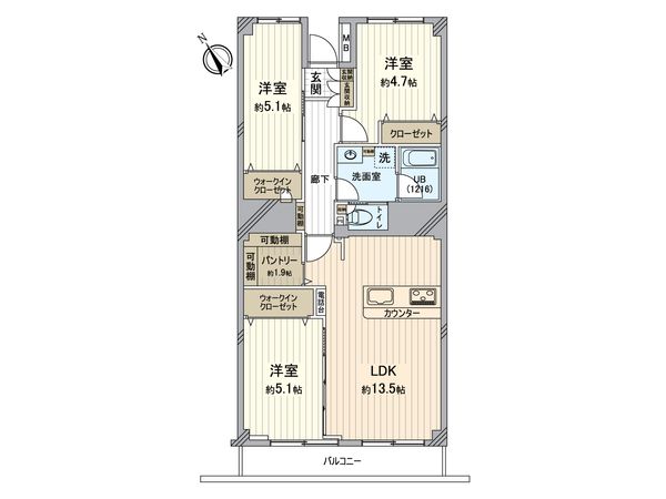 千葉ガーデンタウン D棟 間取図(平面図) 千葉ガーデンタウン D棟 間取図(平面図)