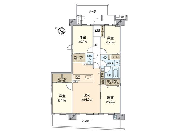 間取図(平面図)