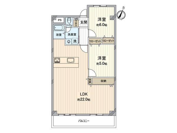 稲毛ファミールハイツ 19棟 間取図(平面図) 稲毛ファミールハイツ 19棟 間取図(平面図)
