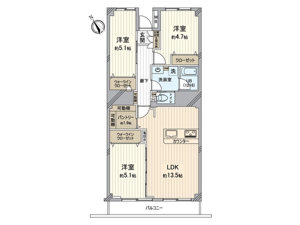 千葉ガーデンタウン D棟 間取図(平面図) 千葉ガーデンタウン D棟 間取図(平面図)