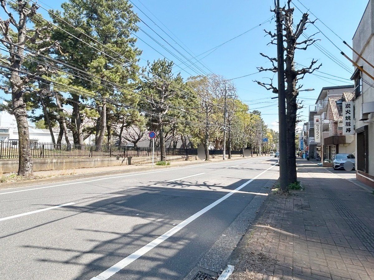 前面道路含む外観