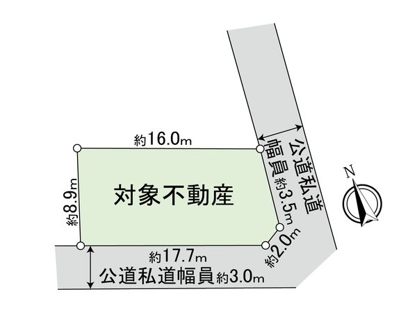 飯山満町1丁目 土地 区画図 飯山満町1丁目 土地 区画図