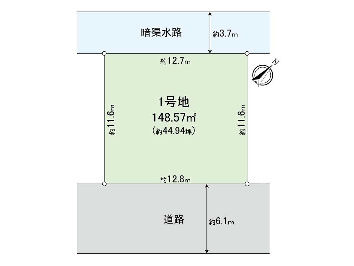 前原東6丁目 土地 区画図 区画図