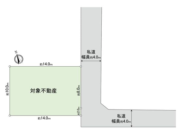 東習志野3丁目 土地 区画図 区画図
