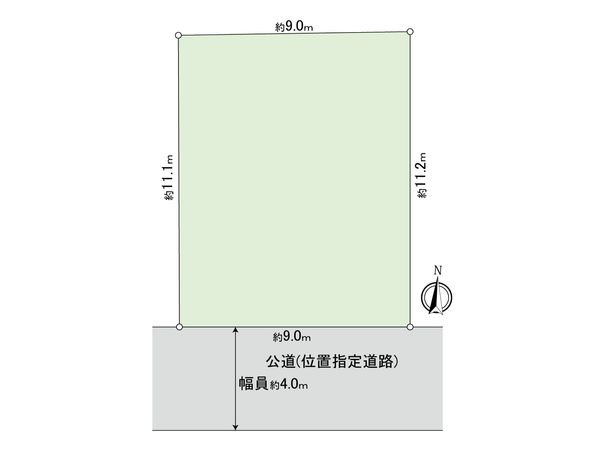前原西5丁目 土地 区画図 前原西5丁目 土地 区画図