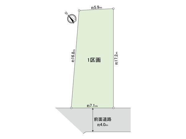 藤崎3丁目 土地1区画 区画図 藤崎3丁目 土地1区画 区画図