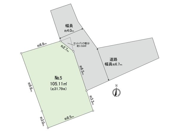 薬円台3丁目 土地 区画図 区画図