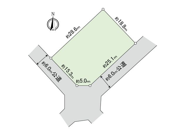 幕張本郷1丁目 土地 区画図 幕張本郷1丁目 土地 区画図
