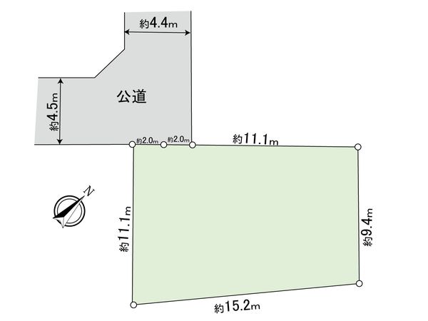 田喜野井4丁目 土地 区画図 田喜野井4丁目 土地 区画図