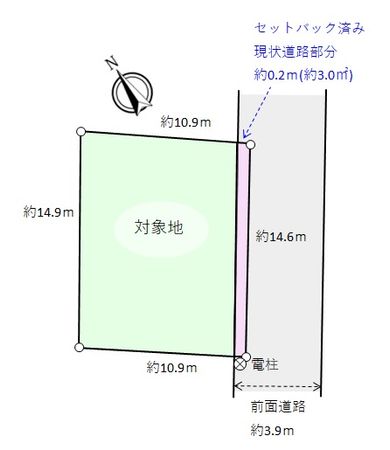 東習志野5丁目 土地 区画図