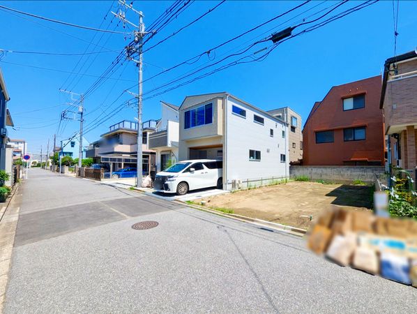 谷津3丁目 土地 前面道路含む外観 谷津3丁目 土地 前面道路含む外観
