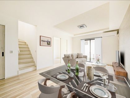 袖ケ浦4丁目 新築戸建1号棟 リビング