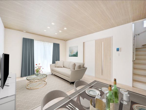 二宮1丁目 新築戸建A号棟 リビング 二宮1丁目 新築戸建A号棟 リビング