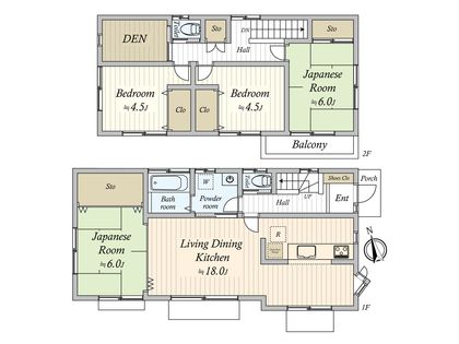 三山4丁目 中古戸建 間取図(平面図)