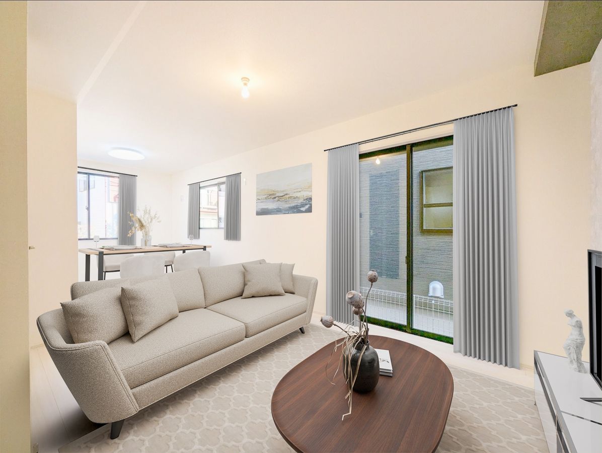 鷺沼台3丁目 新築戸建1号棟 リビング リビング