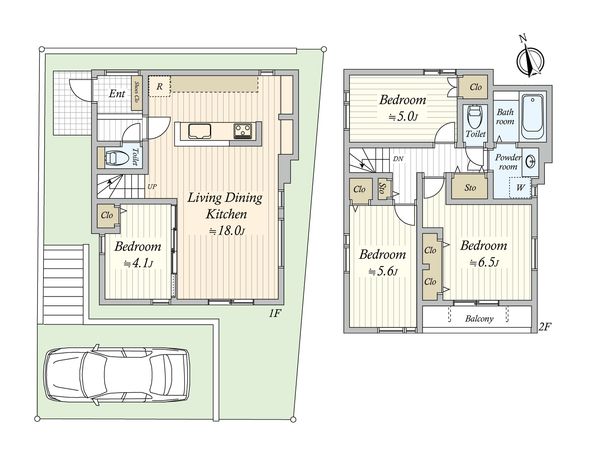藤崎6丁目 新築戸建13号棟 間取図(平面図)