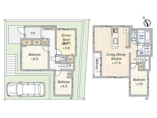 藤崎6丁目 新築戸建15号棟 間取図(平面図) 藤崎6丁目 新築戸建15号棟 間取図(平面図)