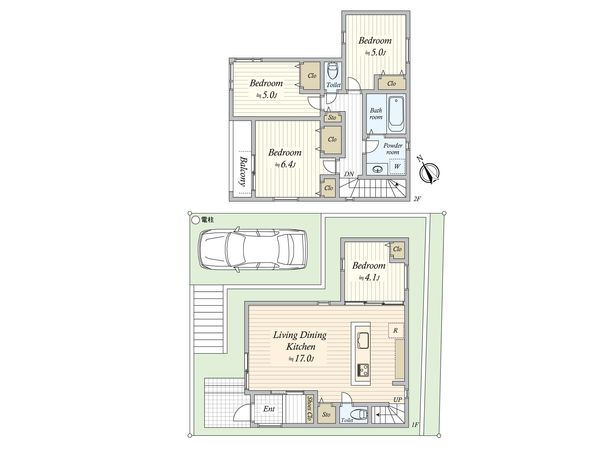 藤崎6丁目 新築戸建16号棟 間取図(平面図)
