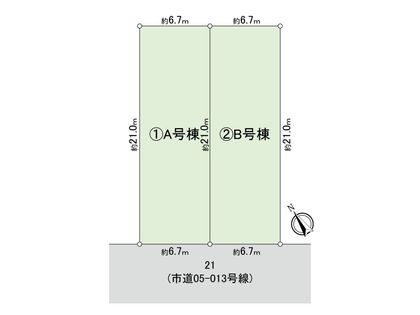 袖ケ浦4丁目 新築戸建A号棟 間取図(平面図)