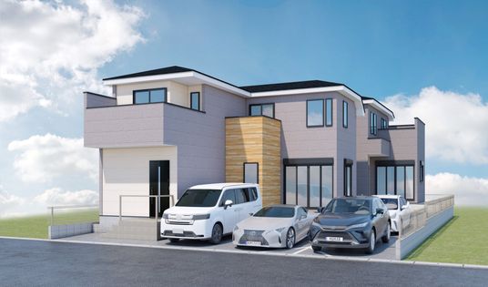 袖ヶ浦5丁目 新築戸建1号棟 外観パース図