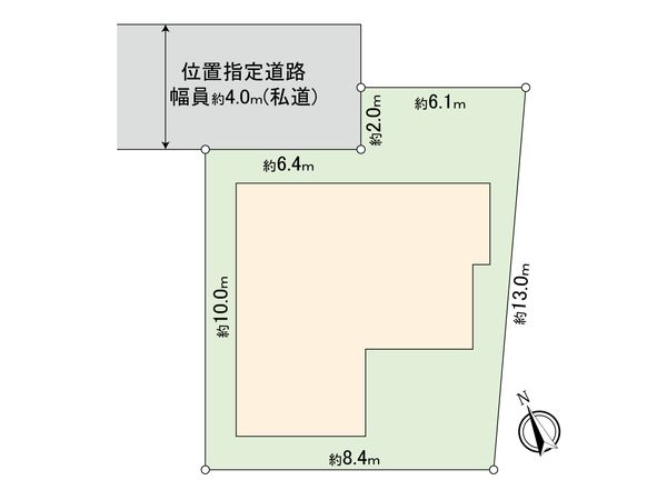花咲1丁目 中古戸建 間取図(平面図) 間取図(平面図)