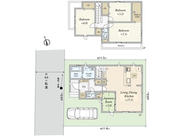 三山9丁目 新築戸建 間取図(平面図)