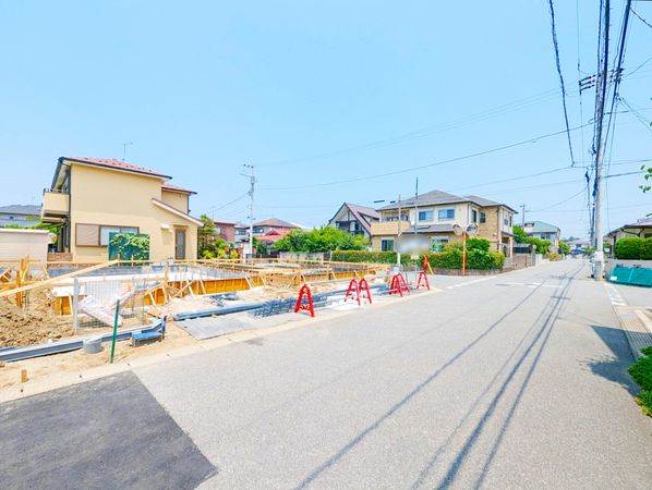袖ケ浦4丁目 新築戸建B号棟 前面道路含む外観 袖ケ浦4丁目 新築戸建B号棟 前面道路含む外観