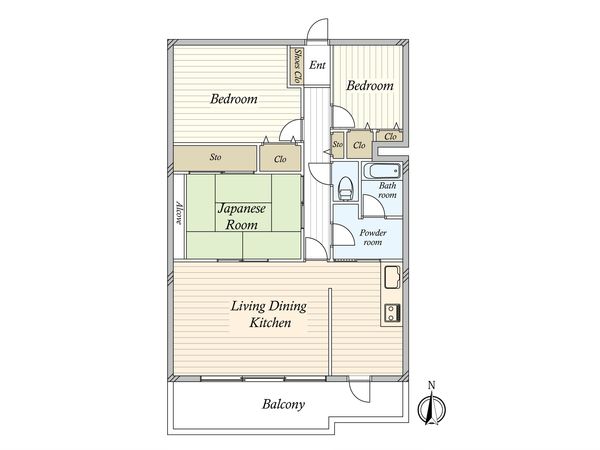 コスモ津田沼グレイスシティ A棟 間取図(平面図)
