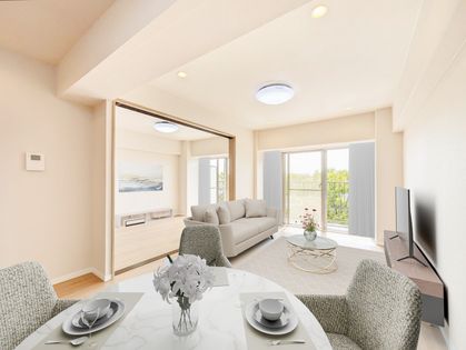 マープル津田沼スカイハイツ C棟 リビング