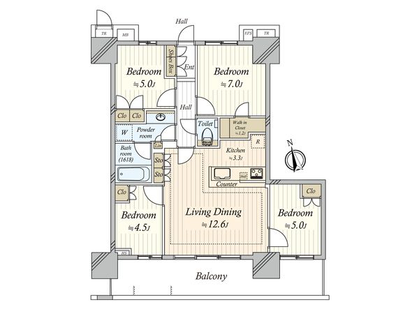 間取図(平面図)