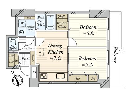 ライオンズマンション津田沼 間取図(平面図)