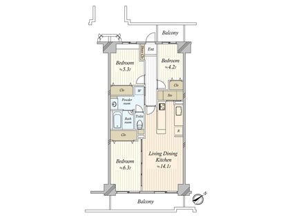 間取図(平面図)