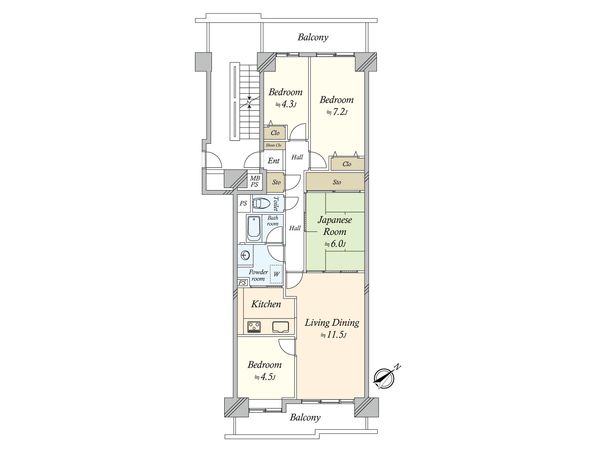 間取図(平面図)