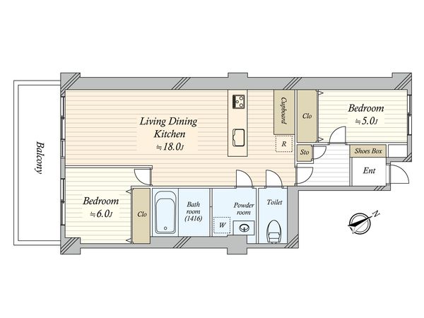 パレドール津田沼 間取図(平面図) パレドール津田沼 間取図(平面図)