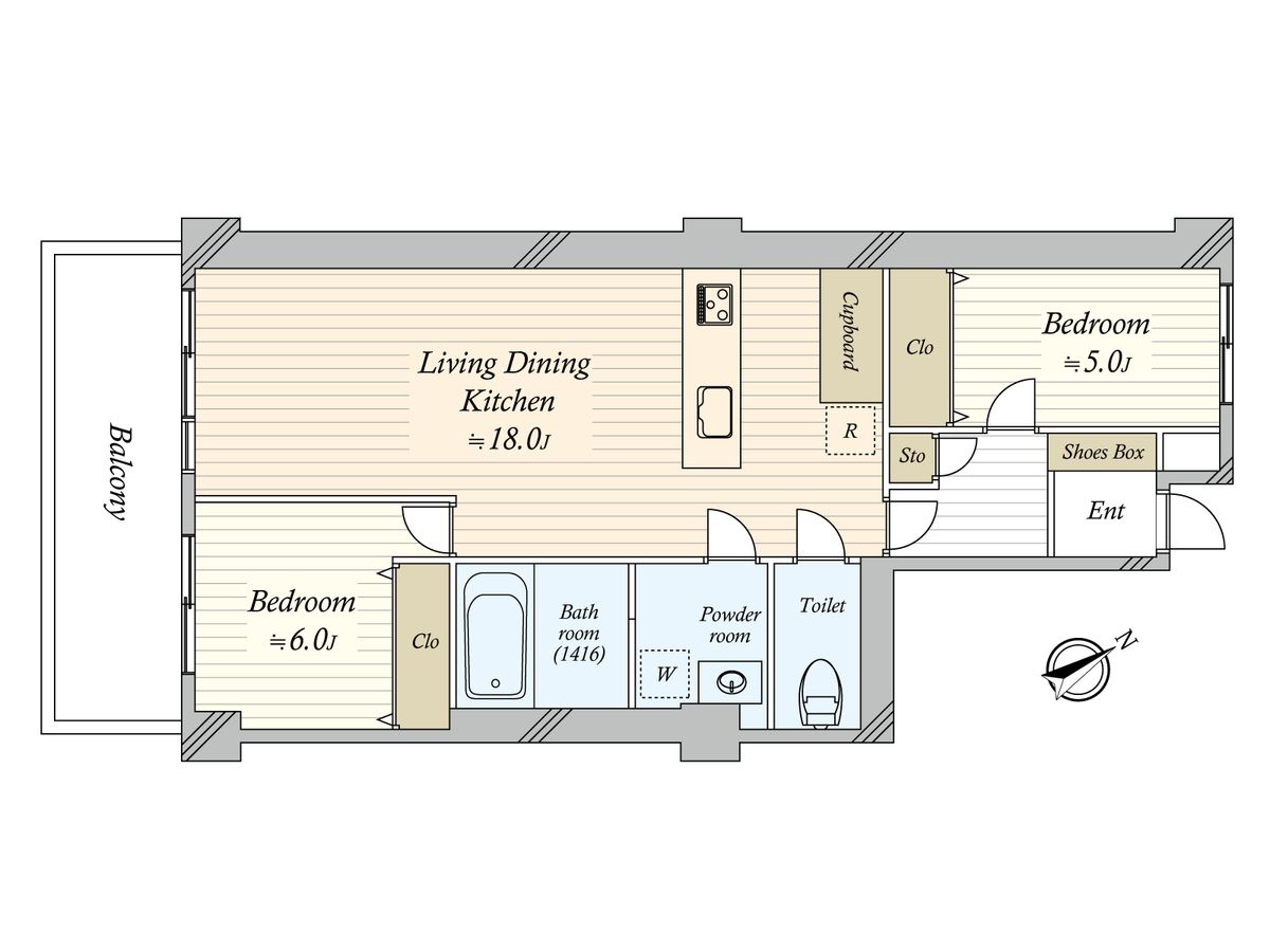 パレドール津田沼 間取図(平面図) 間取図(平面図)