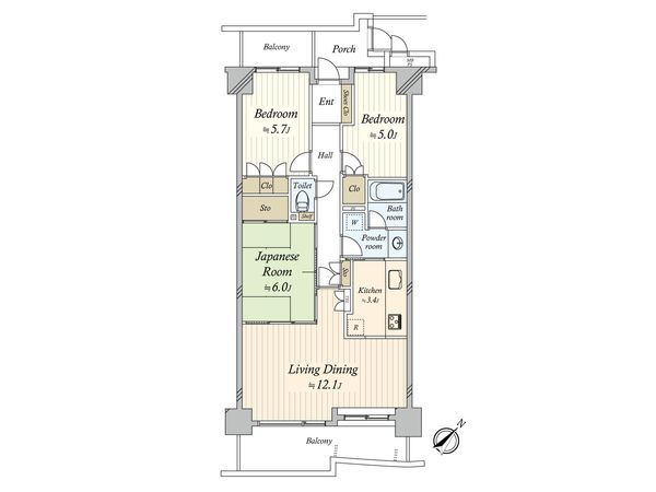間取図(平面図)