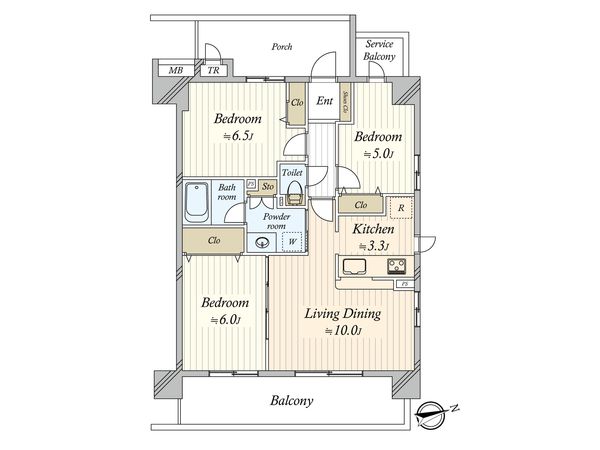 アーベントハイム大久保駅前 間取図(平面図)